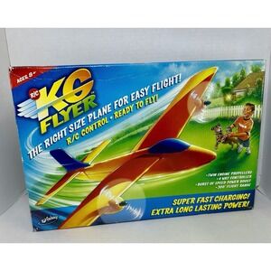 Vintage KG FLYER Remote Control Ready To Fly Plane - Kid Galaxy 2004